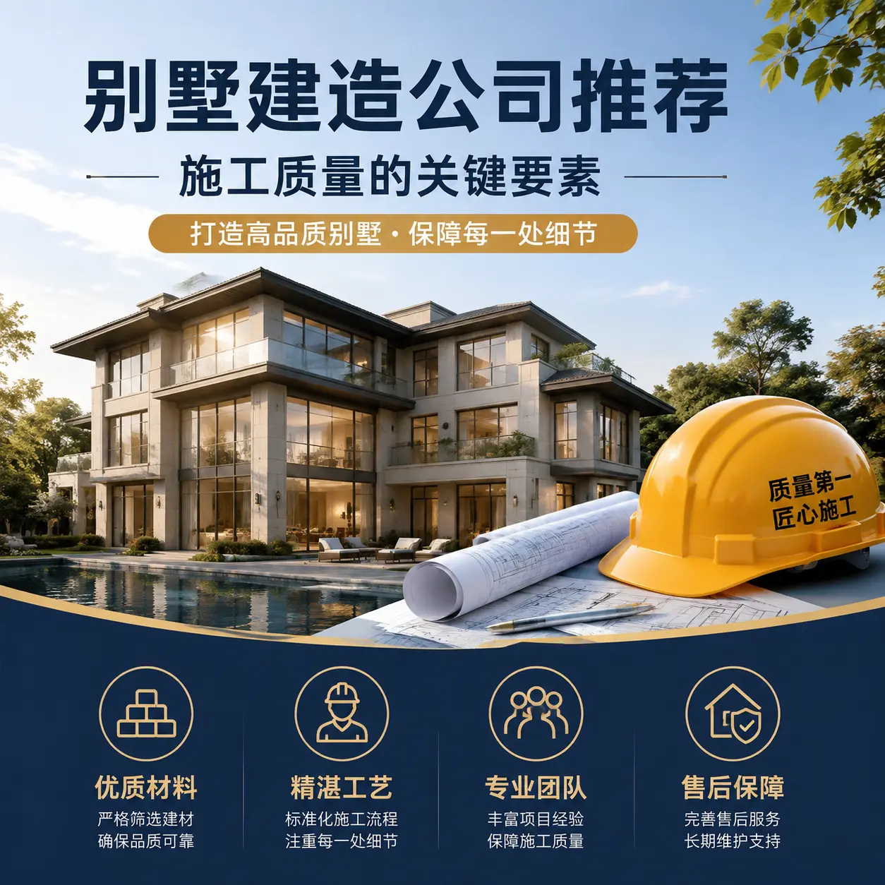 别墅建造公司推荐: 铜仁 施工质量的关键要素