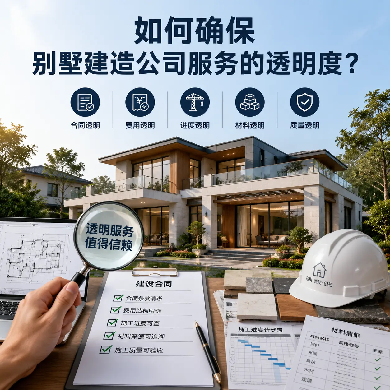 在 铜仁 如何确保别墅建造公司服务的透明度？