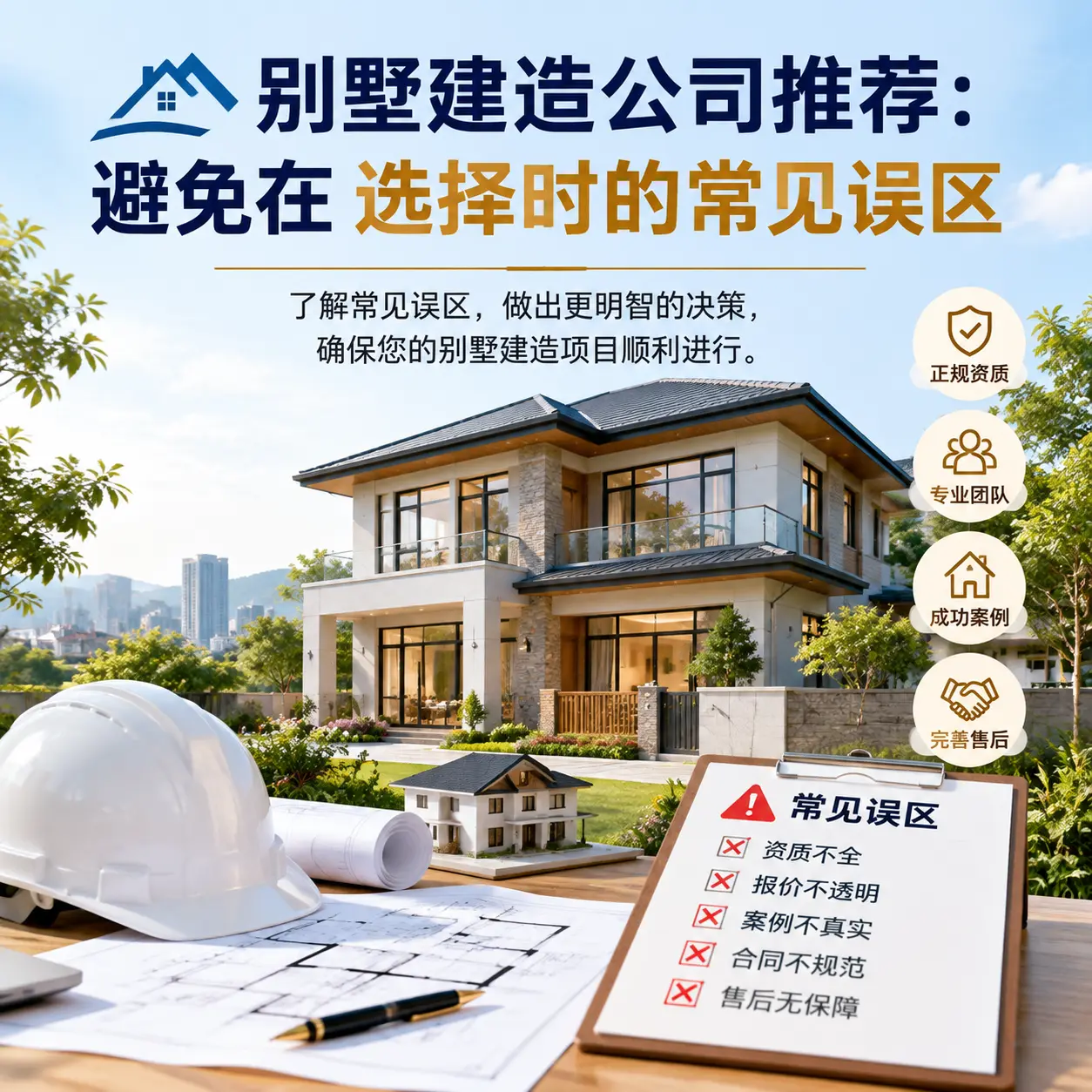 别墅建造公司推荐：避免在 铜仁 选择时的常见误区