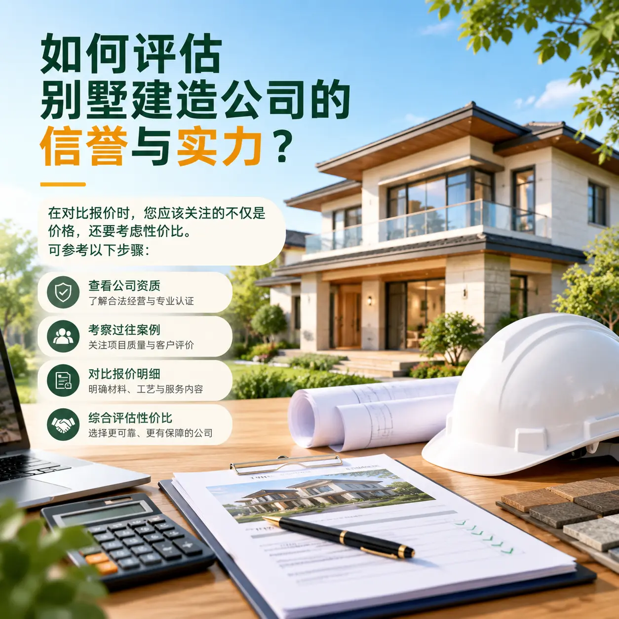 如何评估 铜仁 别墅建造公司的信誉与实力?