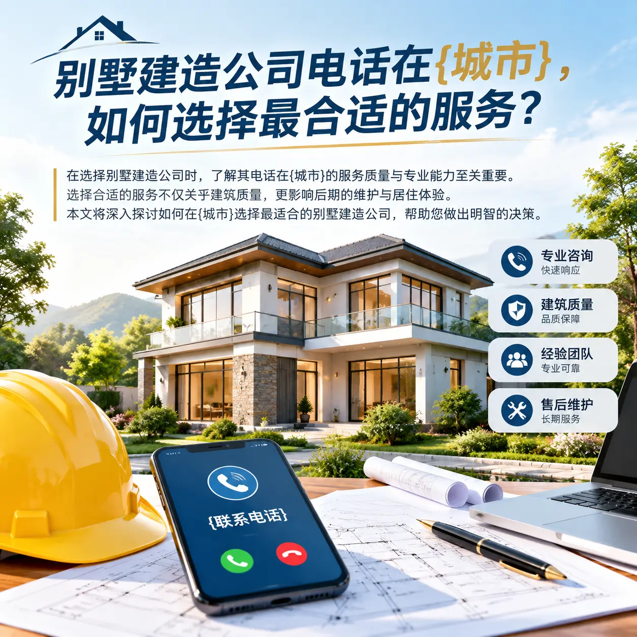 别墅建造公司电话在铜仁，如何选择最合适的服务？