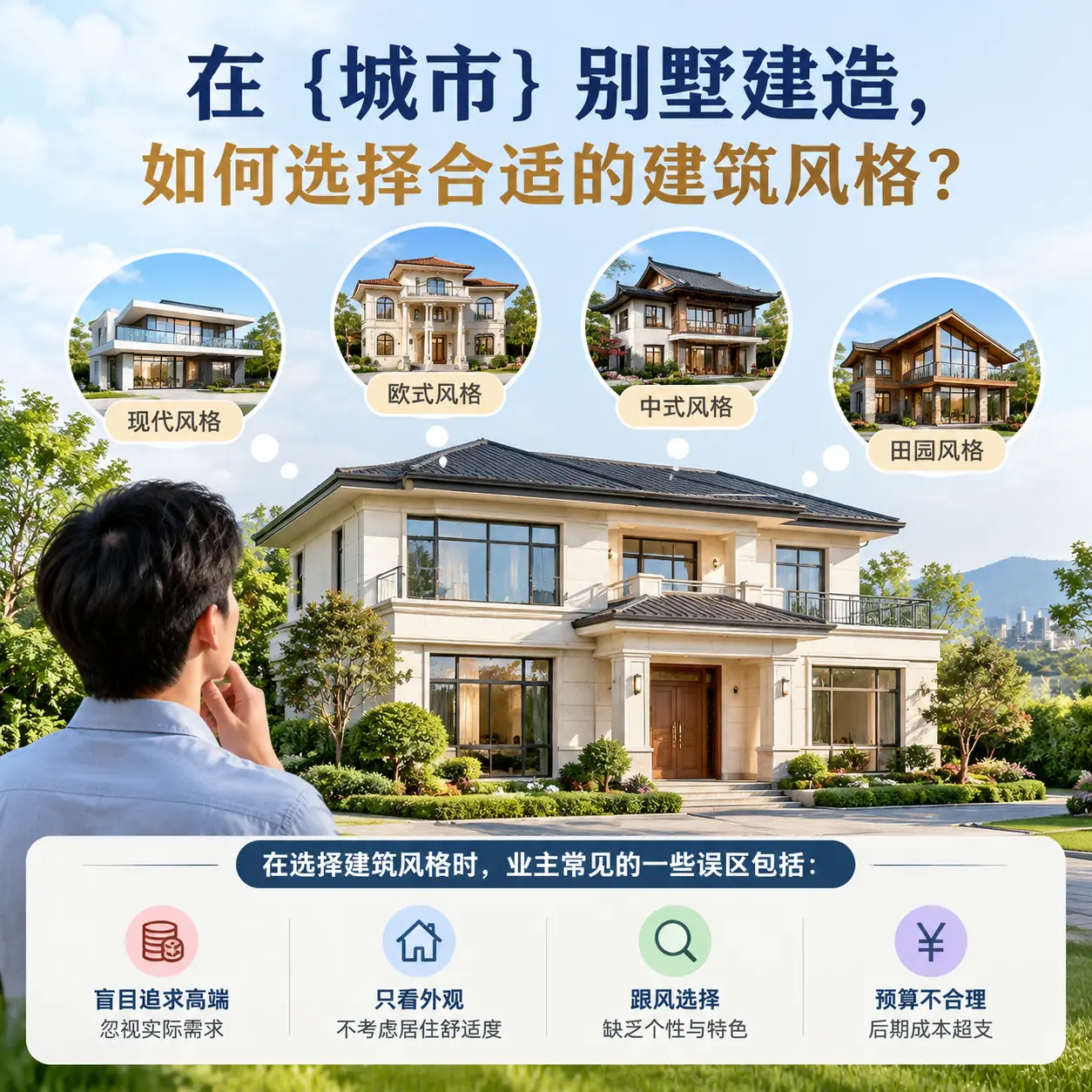 在 铜仁 别墅建造,如何选择合适的建筑风格?