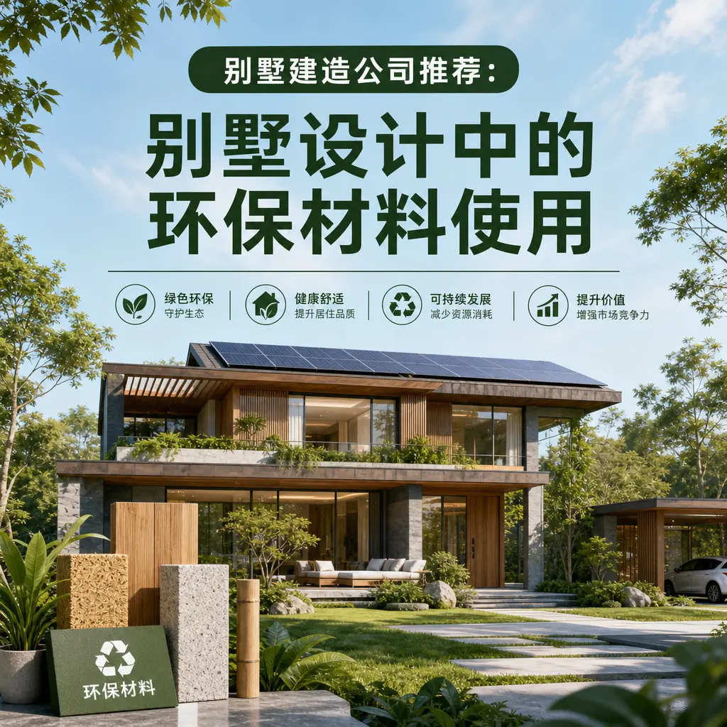 别墅建造公司推荐： 铜仁 别墅设计中的环保材料使用