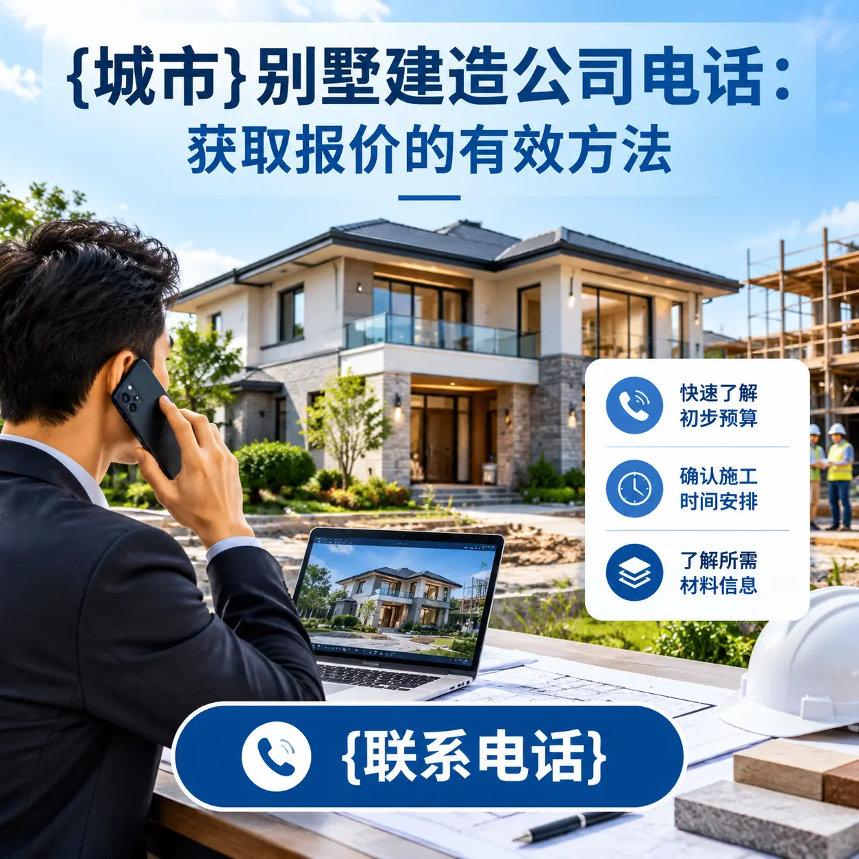铜仁别墅建造公司电话:获取报价的有效方法