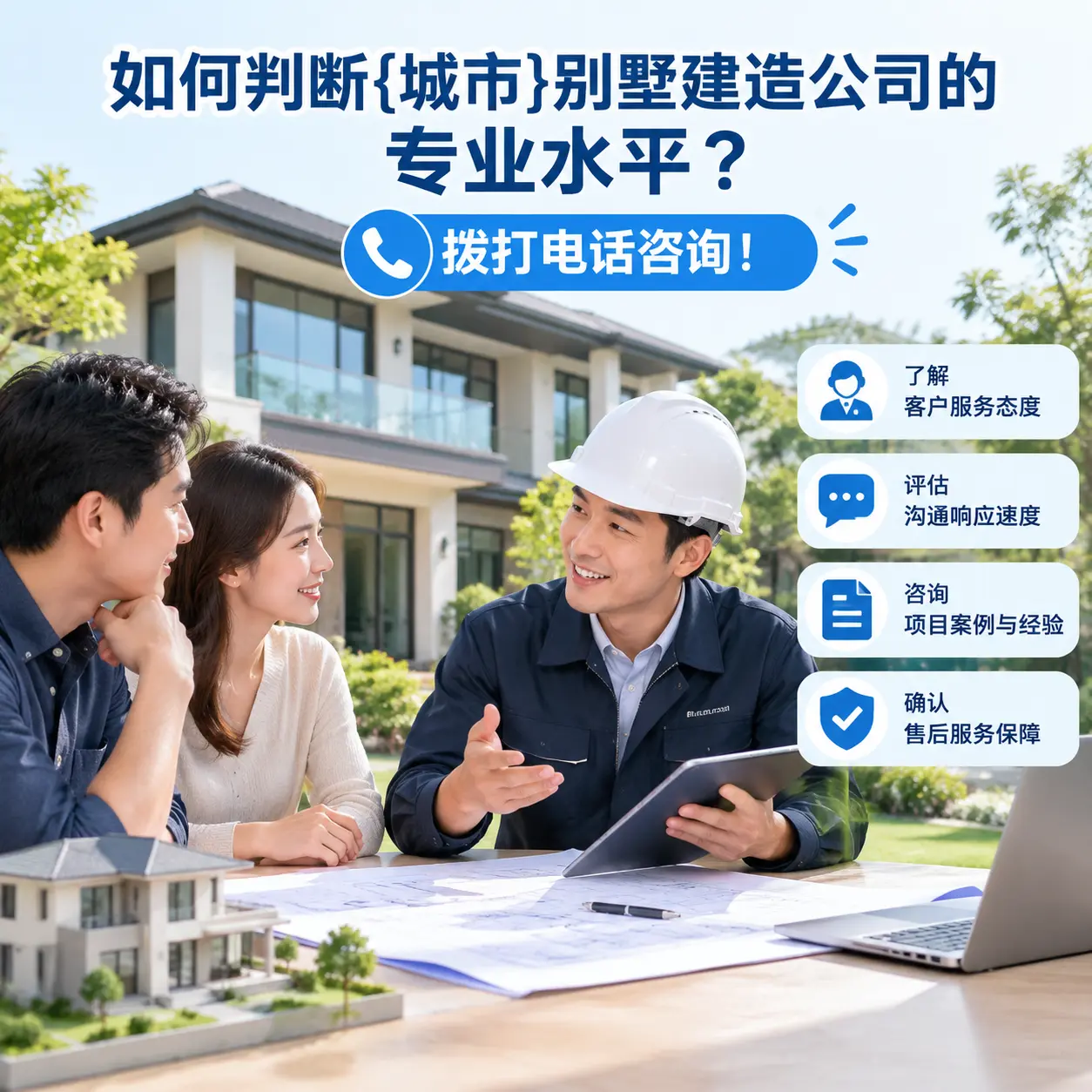 如何判断铜仁别墅建造公司的专业水平？拨打电话咨询！